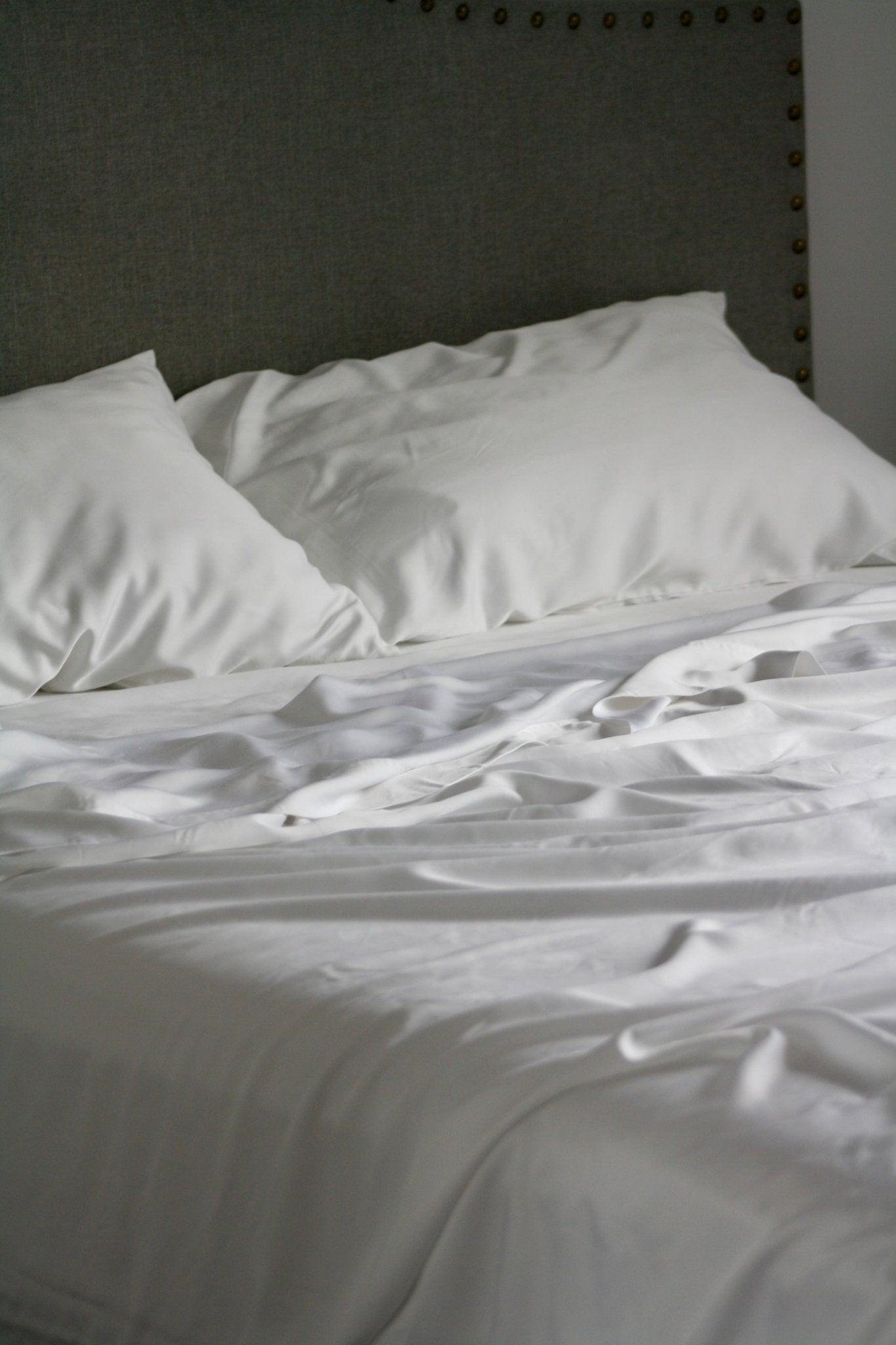 white bamboo lyocell bedding vearthy