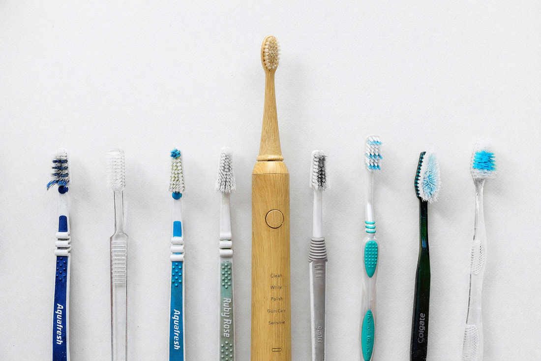 various toothbrush displayed one a white background from Vearthy.com