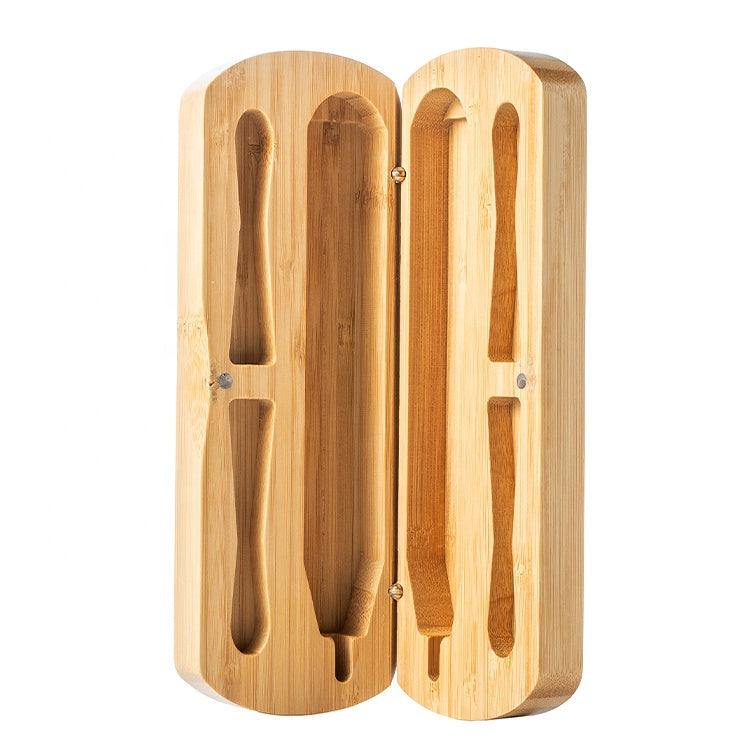 100% bamboo travel case for Vearthys bamboo sonic electric toothbrush