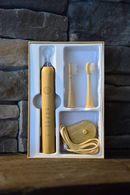 Bamboo Sonic Electric Toothbrush - Vearthy