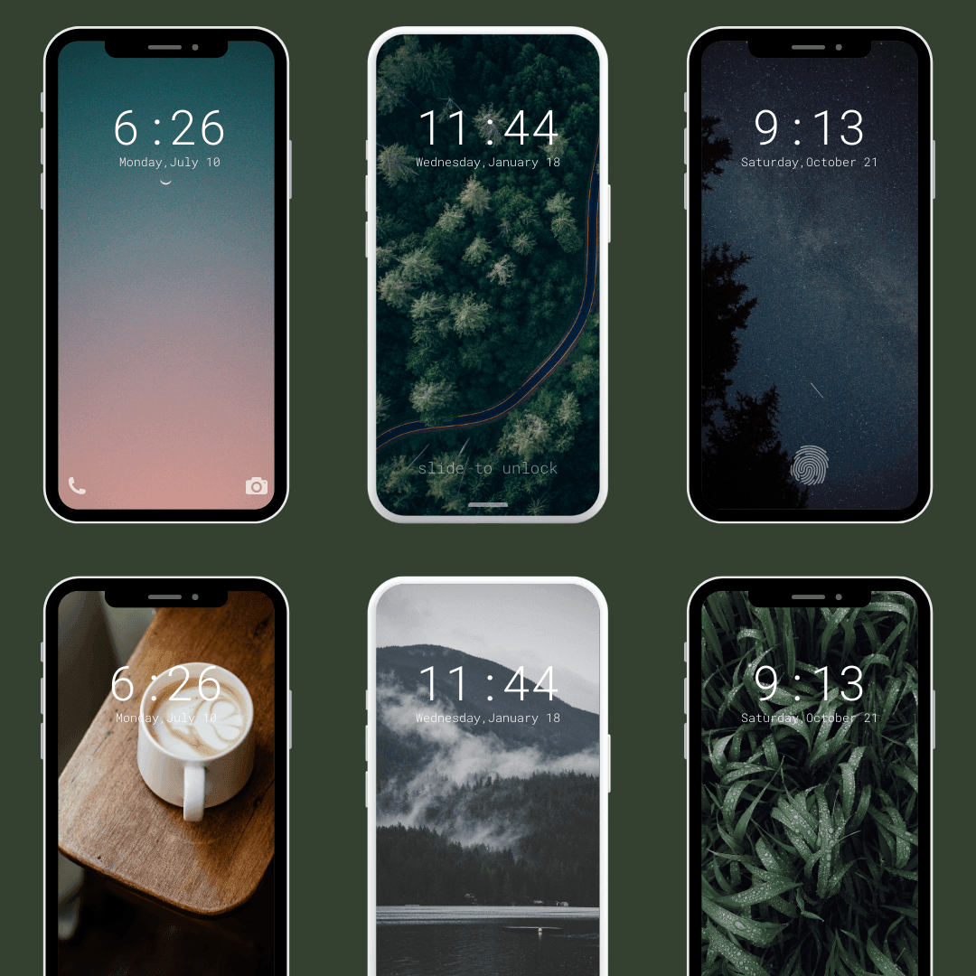 Nature inspired phone wallpapers on android and iphone