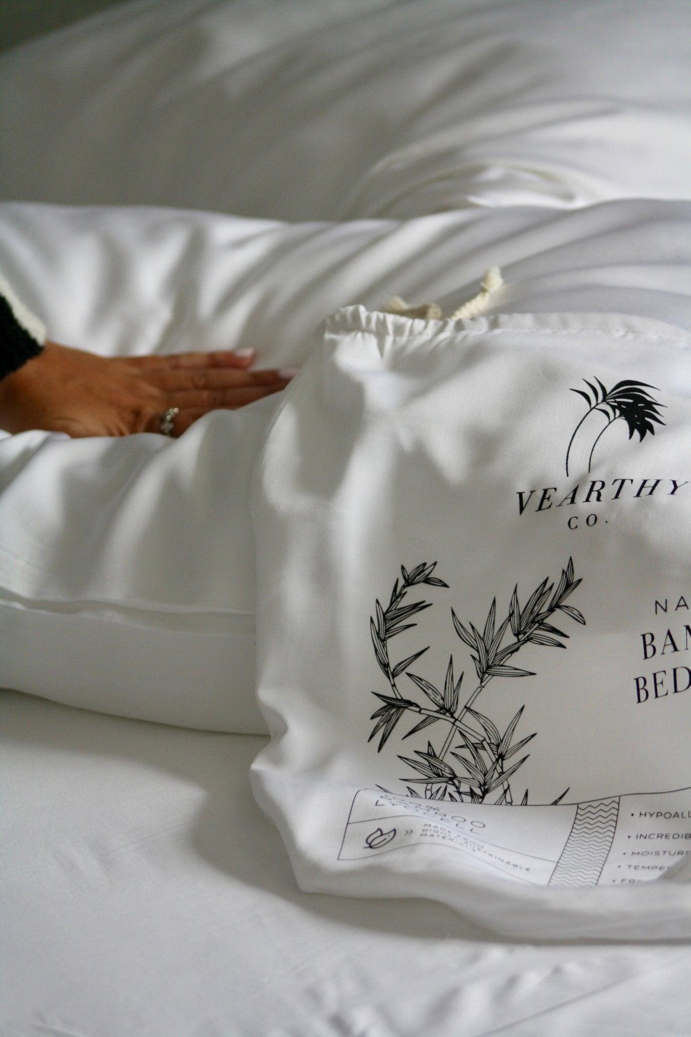 white bamboo lyocell pillowcase vearthy